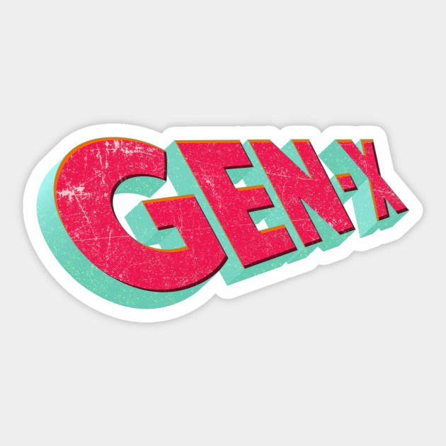 Gen-X v2 Sticker by Doc Multiverse Designs
